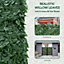 GardenKraft 26140 2.6m x 0.7m Dark Ivy Leaf Covered Trellis