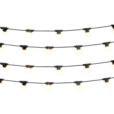 GardenKraft 71599 Connectable 6m Festoon Garden String Lights