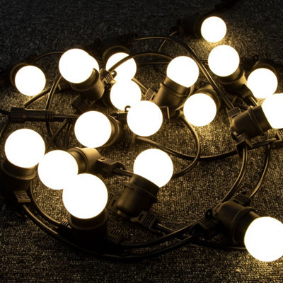 GardenKraft 71599 Connectable 6m Festoon Garden String Lights