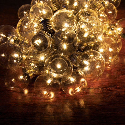 Orange globe on sale string lights