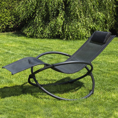 Vonhaus moon discount rocking sun lounger