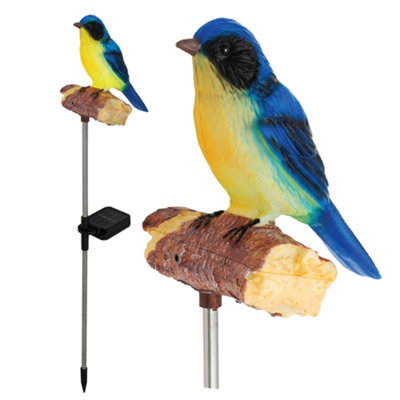GardenKraft Singing Bluebird Solar Light