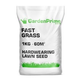 GardenPrime Fast Grass Lawn Seed - 1KG