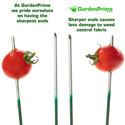 GardenPrime Half Green Artificial Grass Pegs (L)150mm (W)25mm