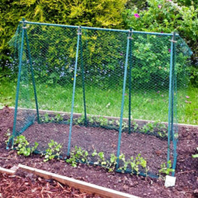 GardenSkill Easy Grow Pea Frame & Climbing Plant Support Trellis with Netting 1.2 x 1m H