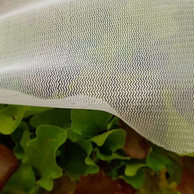 GardenSkill Fine Insect Mesh Carrot Vegetable Plant Protection Netting , 0.6mm Dia, 2m W x 10m L