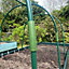 GardenSkill Garden Grow Tunnel Polytunnel Greenhouse Hoop House Frame Kit 3 x 1m H