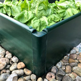 GardenSkill Modular Raised Bed Garden Planter Box Kit for Fruit Veg Flowers Herbs 200x100x25cm H
