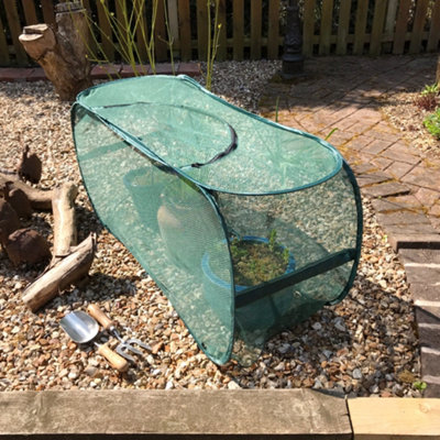 GardenSkill Pop Up Fruit Cage Tunnel - Butterfly Mesh Insect Net Plant ...