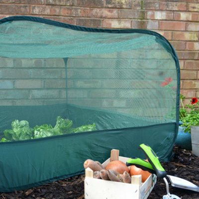 GardenSkill Pop Up Grow House Bird Mesh Vegetable Protection Fruit Cage 1x0.65m H