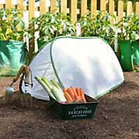 GardenSkill Pop Up Mini Grow Tunnel Insect Mesh Protection Cover for Carrots Herbs Flowers 100x40cm H