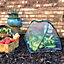 GardenSkill Pop Up Mini Polytunnel Greenhouse Grow House Plant Fruit Cloche 125x50cm H