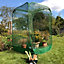 GardenSkill Pop Up Raspberry Fruit Cage Anti Bird Netting Plant Protection Cover 1.25m x 1.85m H