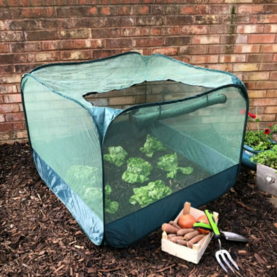 GardenSkill Pop Up Insect Net Fruit Cage & Vegetable Protection Cover -  1.25 x 0.75m H