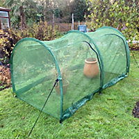 GardenSkill Pro Gro Garden Net Grow Tunnel Hoop House Plant Protection Cover 2x1m H