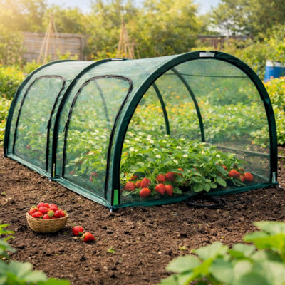 GardenSkill Pro Gro Garden Net Grow Tunnel Hoop House Plant Protection ...