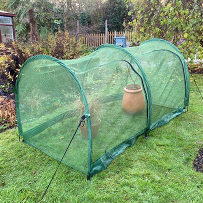 GardenSkill Pro Gro Garden Net Grow Tunnel Hoop House Plant Protection Cover 2x1m H