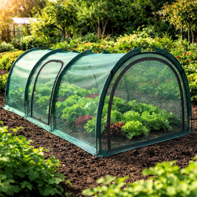 GardenSkill Pro Gro Garden Net Grow Tunnel Hoop House Plant Protection ...