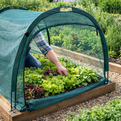 GardenSkill Pro Gro Garden Net Grow Tunnel Hoop House Plant Protection ...