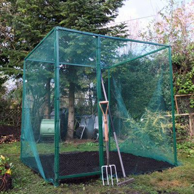 GardenSkill Walk In Heavy Duty Grow House Crop Cage Allotment Plant Protection Frame 2x2m H with Door