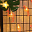 Gardenwize Garden Outdoor 2m Solar Flamingo LED String  Decorative Lights