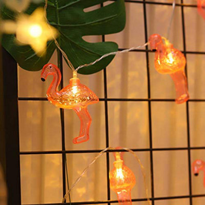 Gardenwize Garden Outdoor 2m Solar Flamingo LED String  Decorative Lights