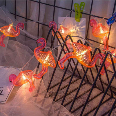 Flamingo solar string deals lights