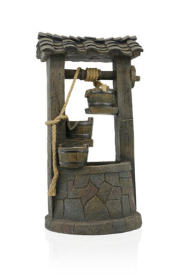 Gardenwize Garden Outdoor Solar Powered Wishing Well Water Feature