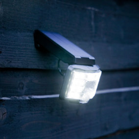 Gardenwize Heavy Duty Solar Powered LED Swivel Motion Sensored Security Wall Light
