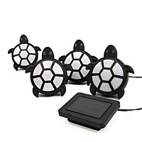 Gardenwize Outdoor Set of 4 Colour Changing Sea Turtle String Lights 2 Metre Cable