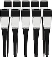 Gardenwize Pack of 10 Solar Powered LED Pathway Stake Lights