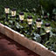 Gardenwize Pack of 10 Solar Powered LED Pathway Stake Lights