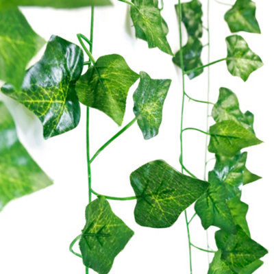 Gardenwize Pack of 12 Artificial Ivy Vines Indoor/Outdoor Interior decor 2m Length Vines UV Protected
