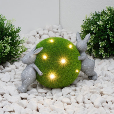 Solar rabbit 2024 garden light