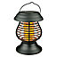 Gardenwize Solar Powered 2 In 1 Yellow Flame Lantern + Bug Zapper Decorative Garden Light Eco Friendly