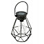 Gardenwize Solar Powered LED Metal Garden Hanging Lantern Decorative Garden Lantern Basket
