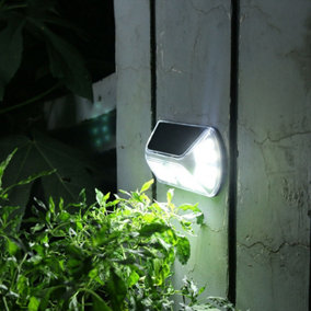 Gardenwize Solar Powered LED Motion Sensored Security Wall Light Garden Porch Garage Fence Light