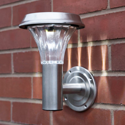 Stainless steel deals solar fence lights