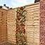 Gardenwize Solar Red Flower 100 LED Trellis