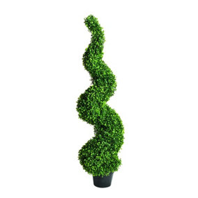 Gardman Artificial Buxus Topiary Spiral Tree 1.2m