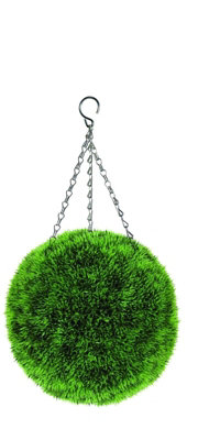 Gardman Decorative Artificial 40cm Garden Topiary Grass Ball Hanging
