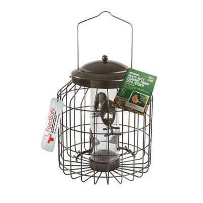 Gardman Heavy Duty Squirrel Proof Fort Wild Bird Seed Feeder Steel A01820