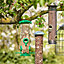 Gardman Large Flip Top Wild Bird Seed Hanging Bird Feeder 28cm