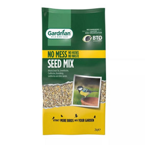 Gardman No Mess Wild Bird Seed Mix - 2kg