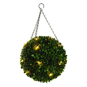 Gardman Pre-lit Topiary Ball Plus 20 Battery Operated LED Lights