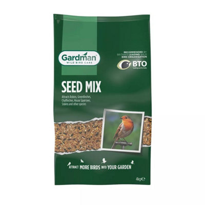 Gardman Wild Bird Seed Mix 4kg DIY at B&Q