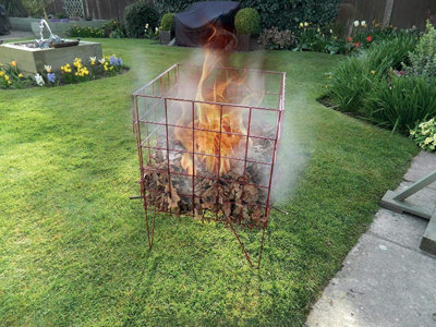GARLAND EASY TO ASSEMBLE GARDEN INCINERATOR GARDENING FIRE BIN