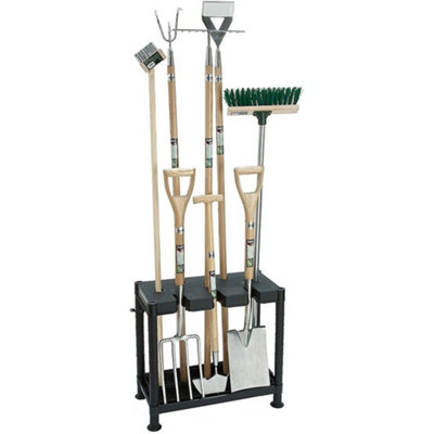 Garland Garage & Shed Garden Tool Organiser - Freestanding Tool Holder Stand