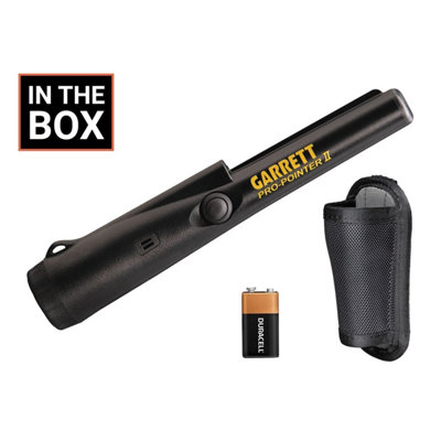 Garrett Pro Pointer II Pinpointer Handheld Metal Detector with LED Light