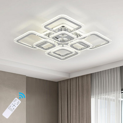 Garwarm Ceiling Lights Living Room Acrylic Flush Mount Led Ceiling ...